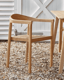 2 Indoor Outdoor Acacia Dining Chairs