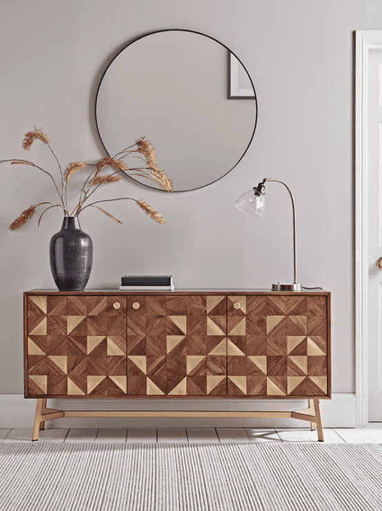 Geometric Inlay Sideboard