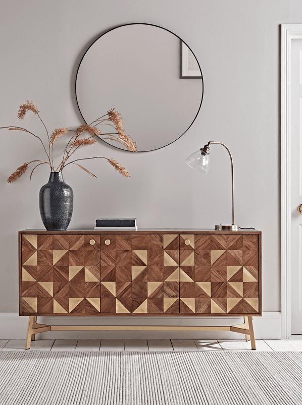 Geometric Inlay Sideboard