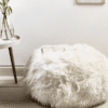 Sheepskin Pouffe