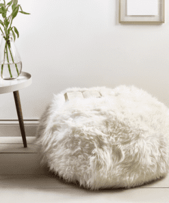 Sheepskin Pouffe