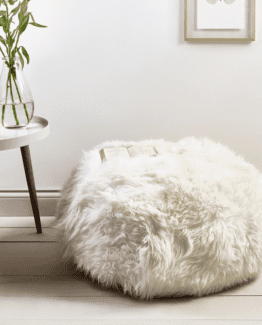 Sheepskin Pouffe