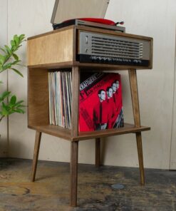 Mueble vintage ronda para discos difuminado La Redoute Interieurs