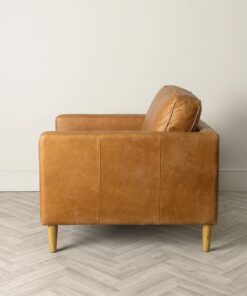 Mid Century Modern Leather Armchair