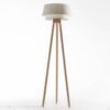 Epilogon Oak Tripod Floor Lamp