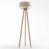 Epilogon Oak Tripod Floor Lamp