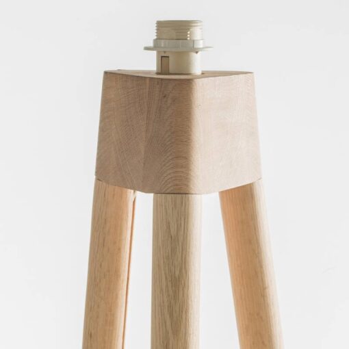 Epilogon Oak Tripod Floor Lamp