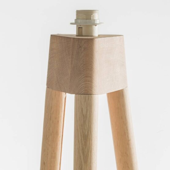 Epilogon Oak Tripod Floor Lamp