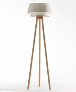 Epilogon Oak Tripod Floor Lamp