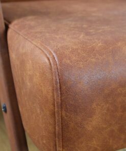 Vintage Faux Leather Armchair