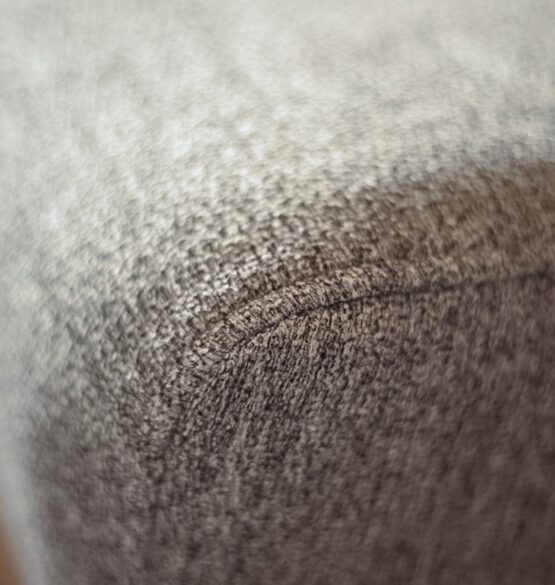 Vintage Grey Fabric Armchair