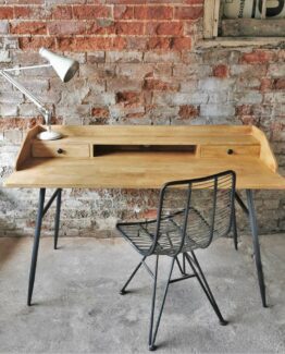 Mid Century Modern Cambrewood Two Drawer Workstation