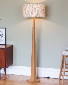 Oak Standard Lamp