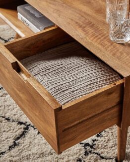 Buxton Mango Wood Coffee Table detail