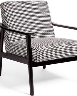 Houndstooth chair isolated