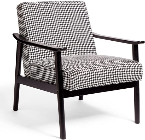 Houndstooth chair isolated