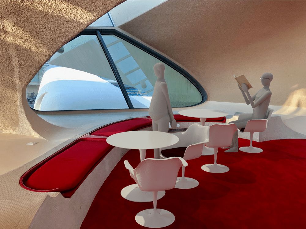 Mid Century modern Tulip-chair-TWA-hotel