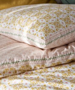 Gardenia Floral Geometric Duvet