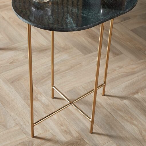 Green Marble Side Table