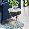 Lexi Marble Effect Side Table