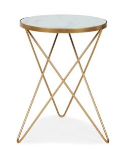 Lexi Marble Effect Side Table