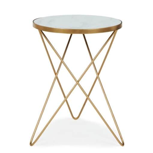 Lexi Marble Effect Side Table