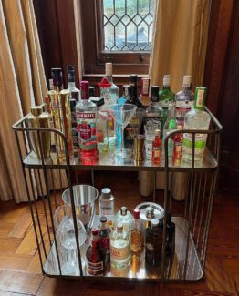 Verna Bronze Drinks Trolley