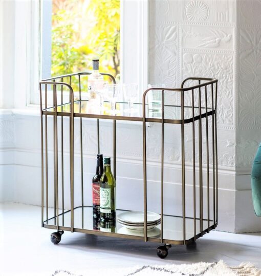 Verna Bronze Drinks Trolley