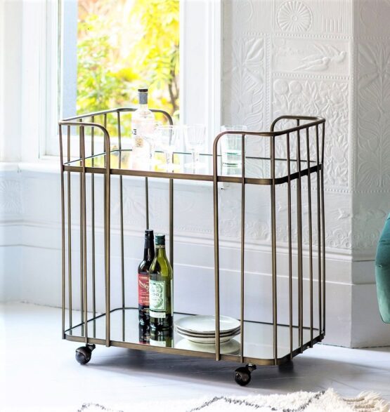 Verna Bronze Drinks Trolley