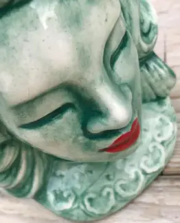 Blue Lady Tiki Mug