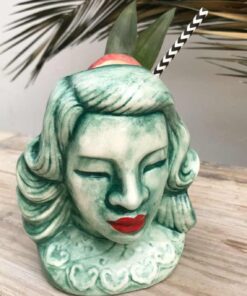 Blue Lady Tiki Mug