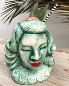 Blue Lady Tiki Mug Blue Lady Tiki Mug