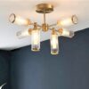 Julian Small Glass Semi-Flush Ceiling Light