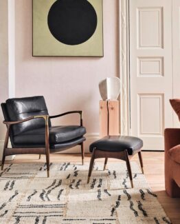 Theodore Armchair Black Leather Theodore Armchair Black Leather