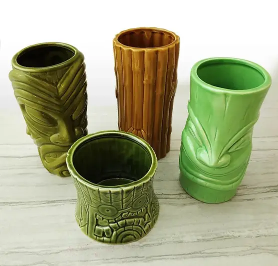 Tiki Mug Drinkware Set