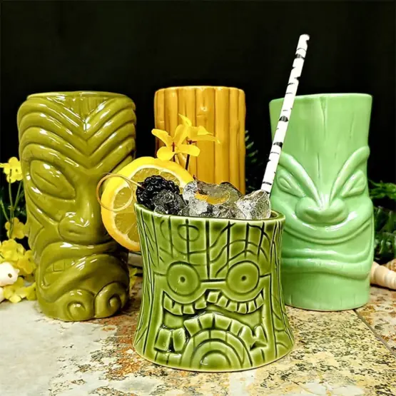 Tiki Mug Drinkware Set