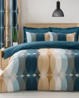 Elijah Blue Reversible Duvet Cover Set