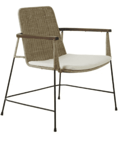 Mid Century Rattan Garden Chair 2