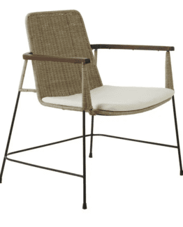Mid Century Rattan Garden Chair 2