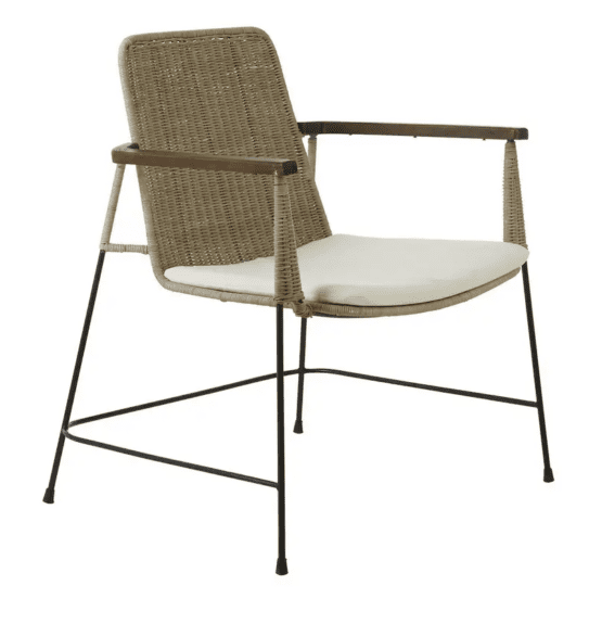 Mid Century Rattan Garden Chair 2