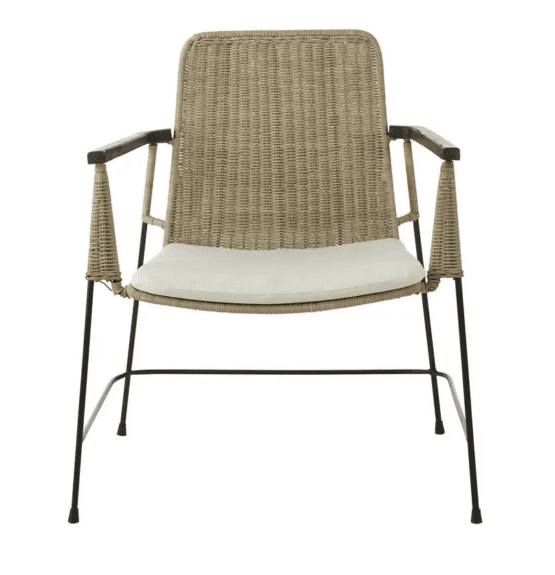 Mid Century Rattan Garden Chair