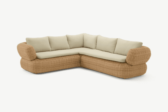 Mid century rattan sofa