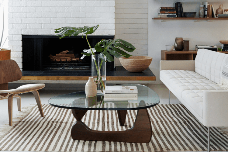 Noguchi style coffee table