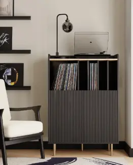 Vinyl Storaage black Vinyl Storaage black