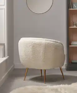 teddy tub boucle armchair