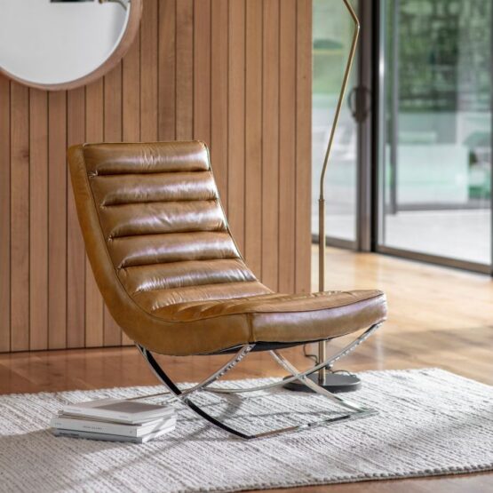 Casino Leather Lounger