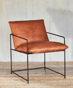 Durium mid century leather chair