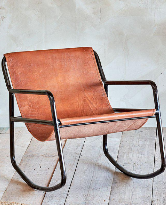 Leather Rocking chair 2