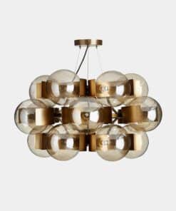 Allis Chandelier glass and gold