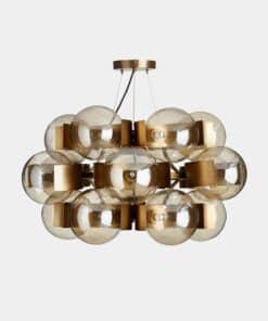 Allis Chandelier glass and gold